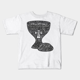 Communion cup and bread Kids T-Shirt